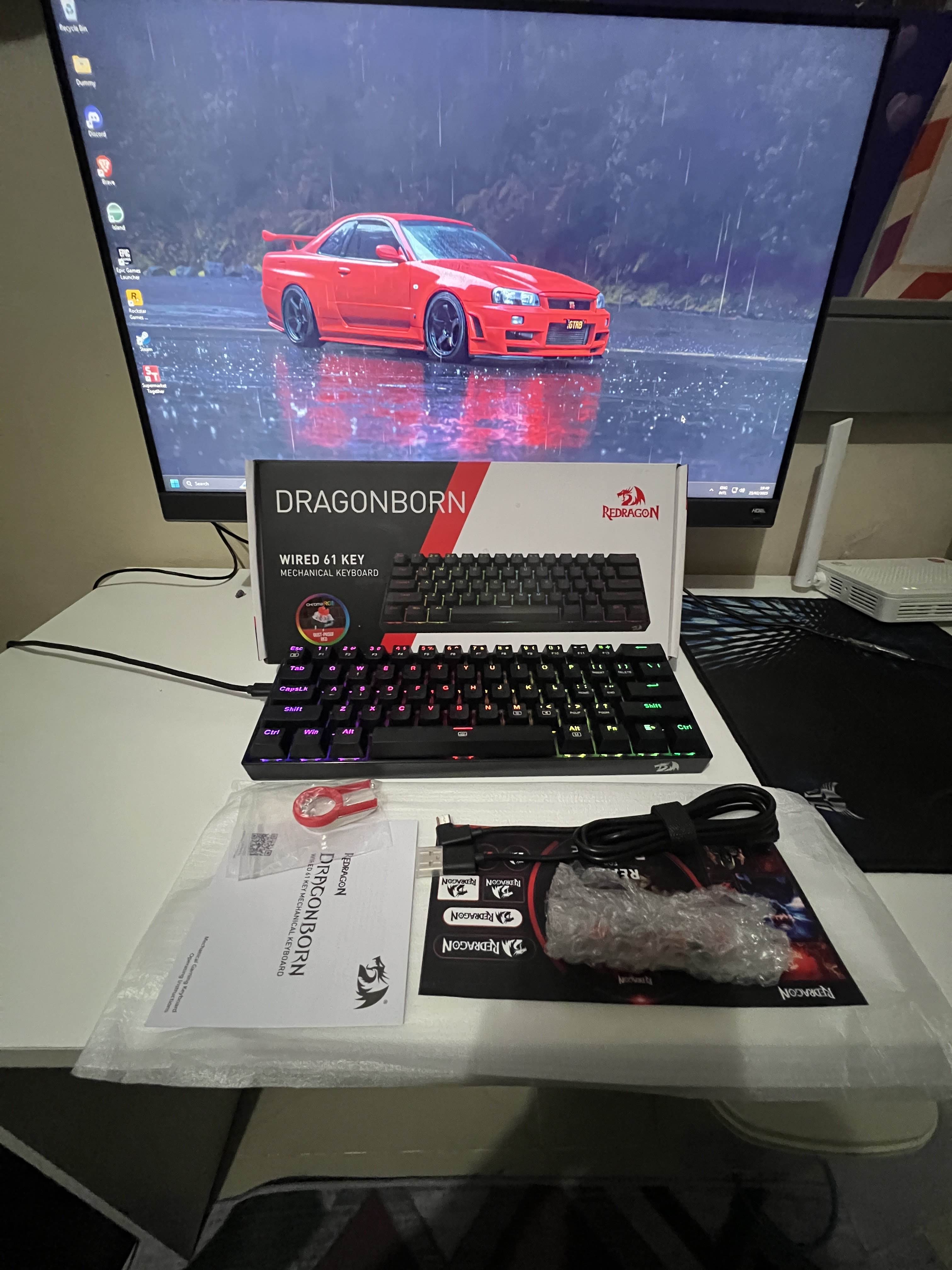 computadoras y laptops - Teclado Redragon K630 Dragonborn⌨️ 1