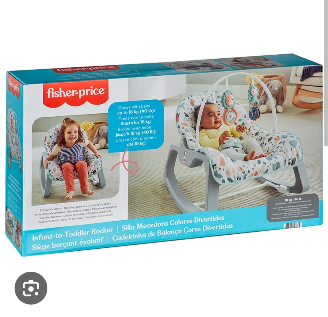 coches y sillas - Mecedora fisher price