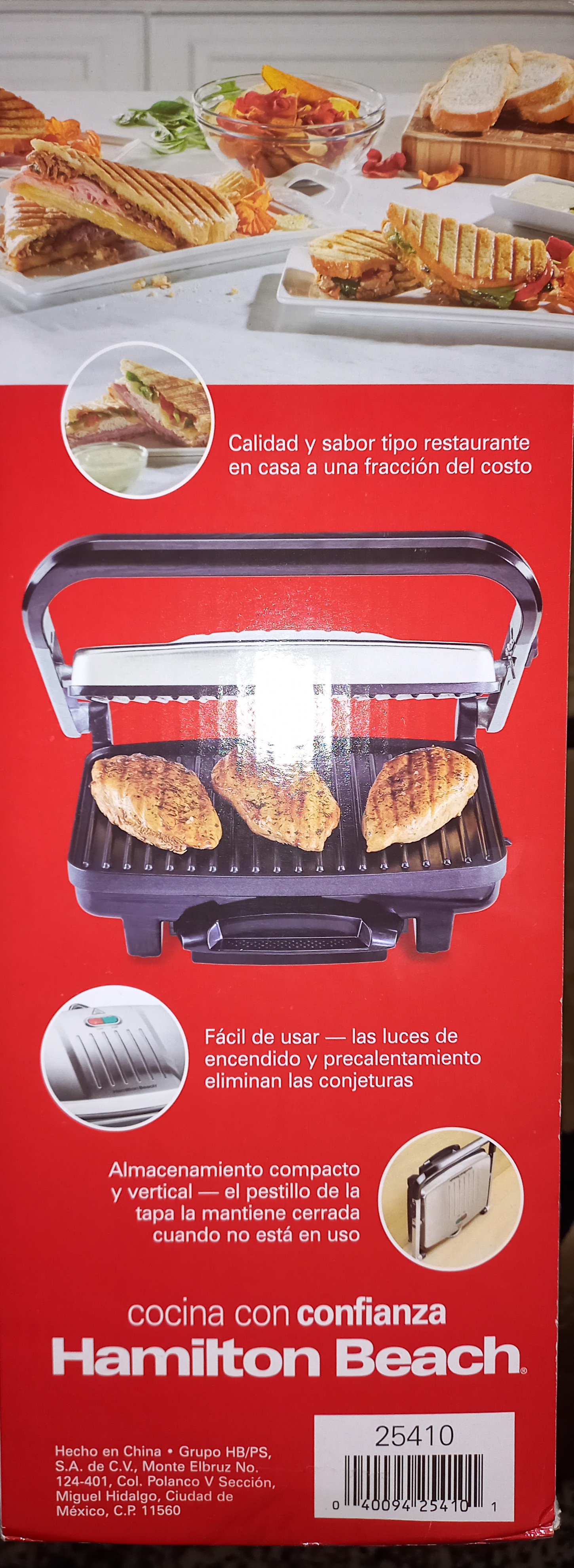 cocina - PRENSA PARA PANINIS Y PARRILLA 1