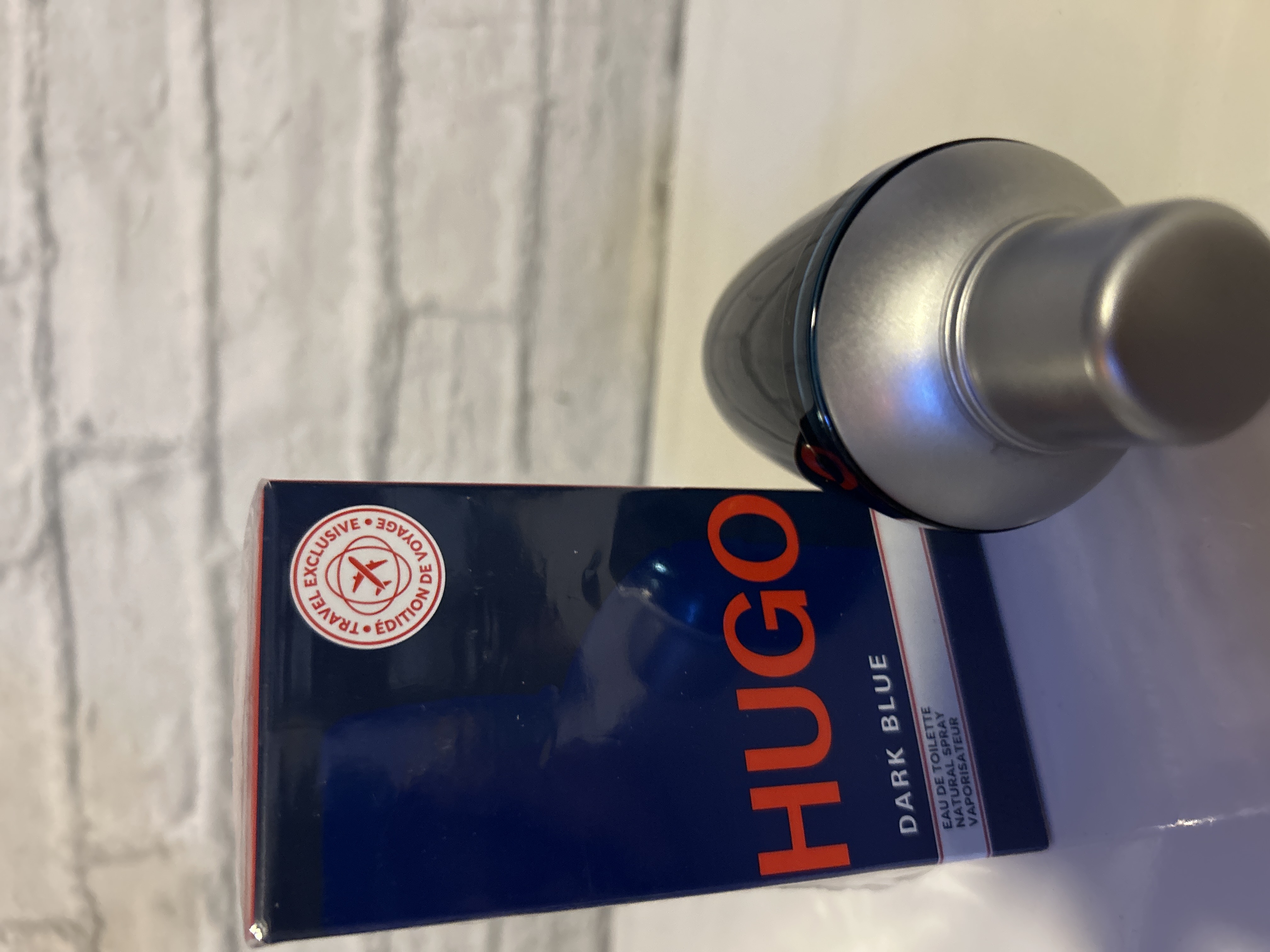 ropa para hombre - Perfume EAU DE TOILETTE NATURAL SPRAY. VAPORISATEUR Hugo Boss Dark Blue💙 8