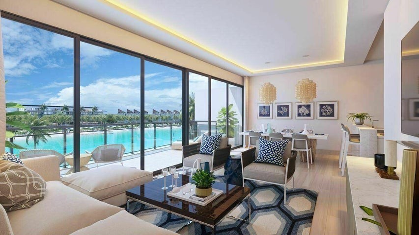 apartamentos - Proyecto en venta Punta Cana #21-2797 dos dormitorios, balcón, seguridad, áreas 