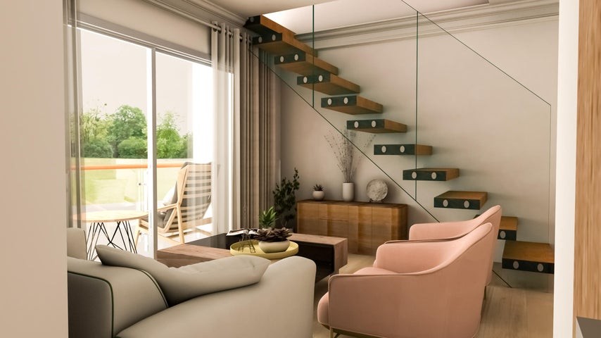 apartamentos - Proyecto en venta Punta Cana #24-1334 dos dormitorios, balcón, piscina, cancha. 1