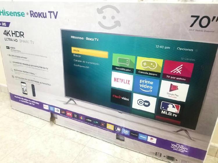 tv - TELEVISORES HISENSE DE 70 PULGADAS ROKU HDR
