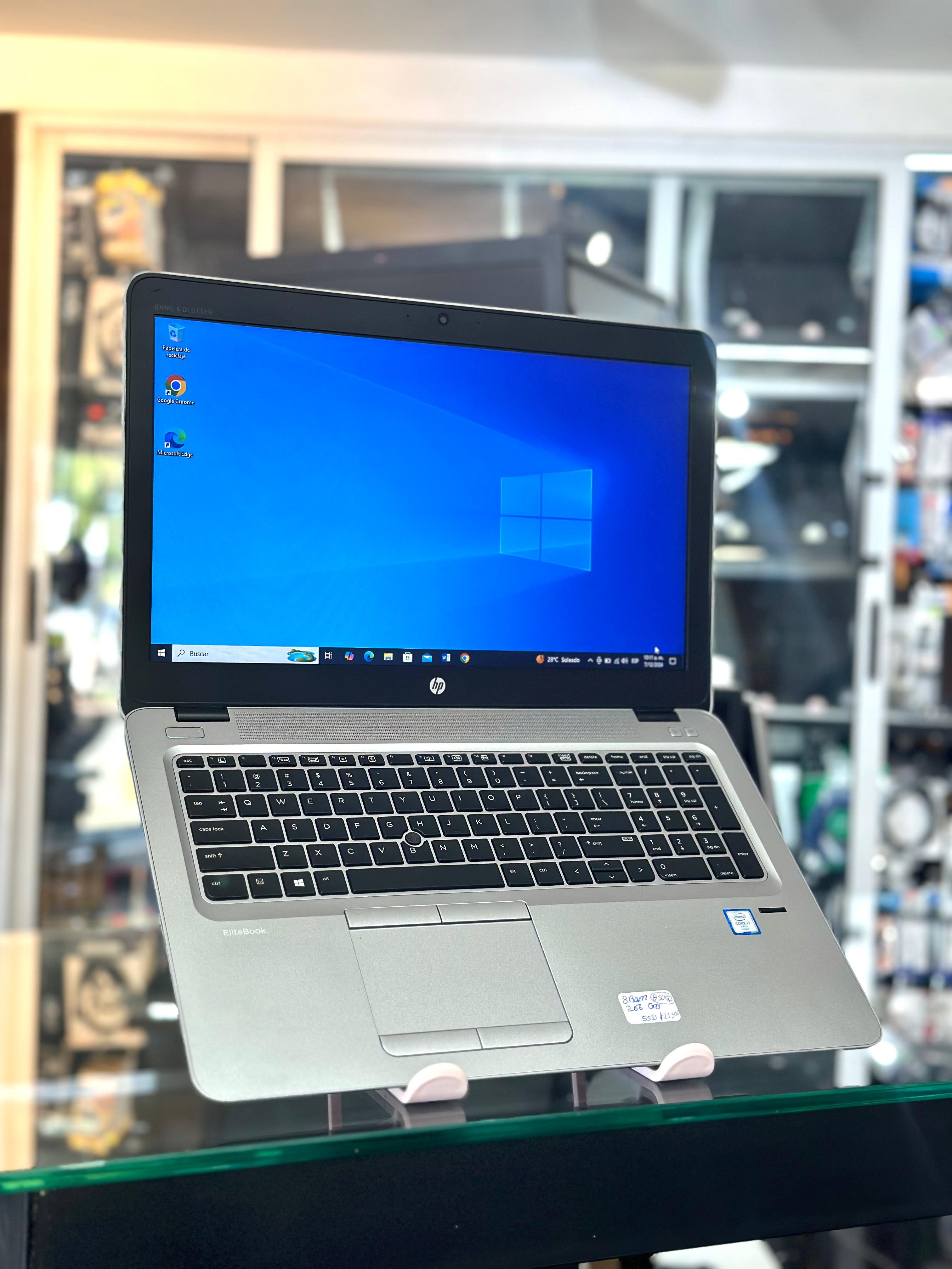 computadoras y laptops -  HP Elitebook 850 G3 8RAM-256SSD