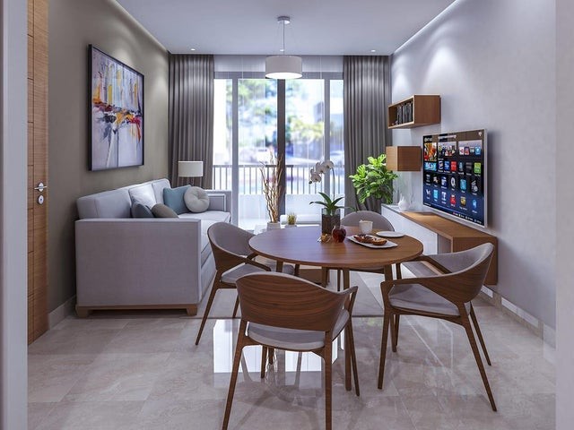 apartamentos - Proyecto en venta Punta Cana #24-1725 tres dormitorios, amplias áreas verdes.
 2