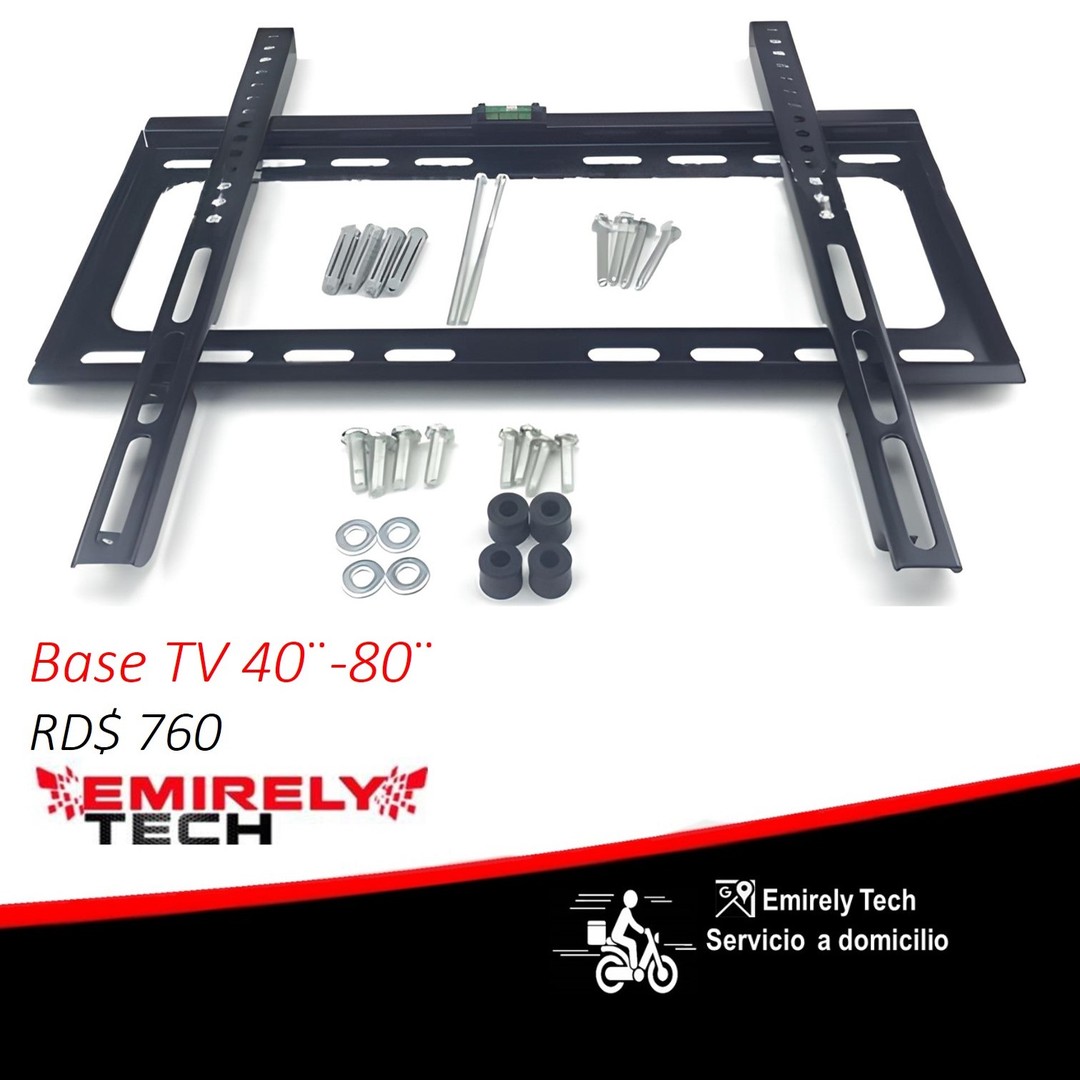 accesorios para electronica - Base Soporte para Tv Television Pedestal pared 40 - 80