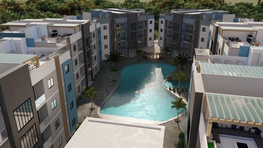 apartamentos - Proyecto en venta Punta Cana #24-1471 un dormitorio, balcón, piscina.
 9