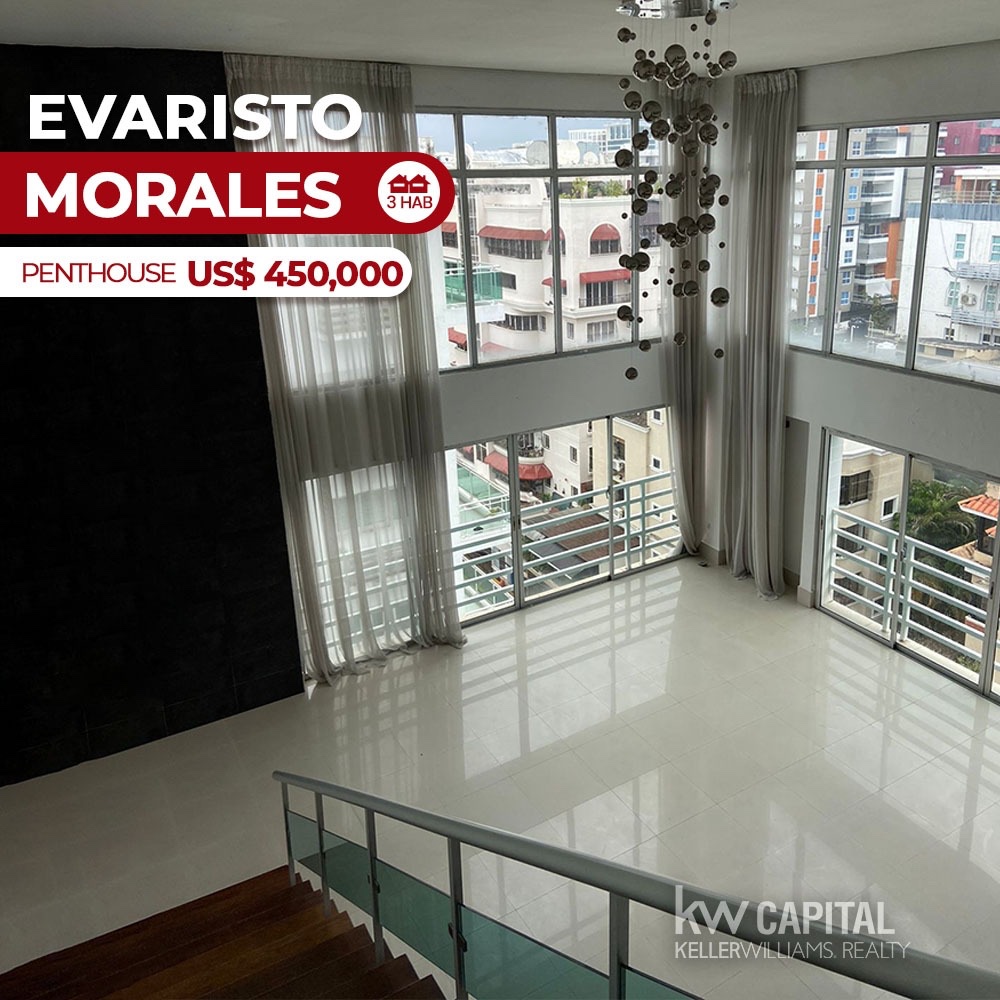 penthouses - 🗣️📣 EN VENTA: Hermoso Penthouse de 2 niveles en Evaristo Morales  0