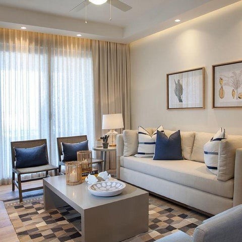 apartamentos - Proyecto en venta Punta Cana #21-2797 dos dormitorios, balcón, seguridad, áreas  1