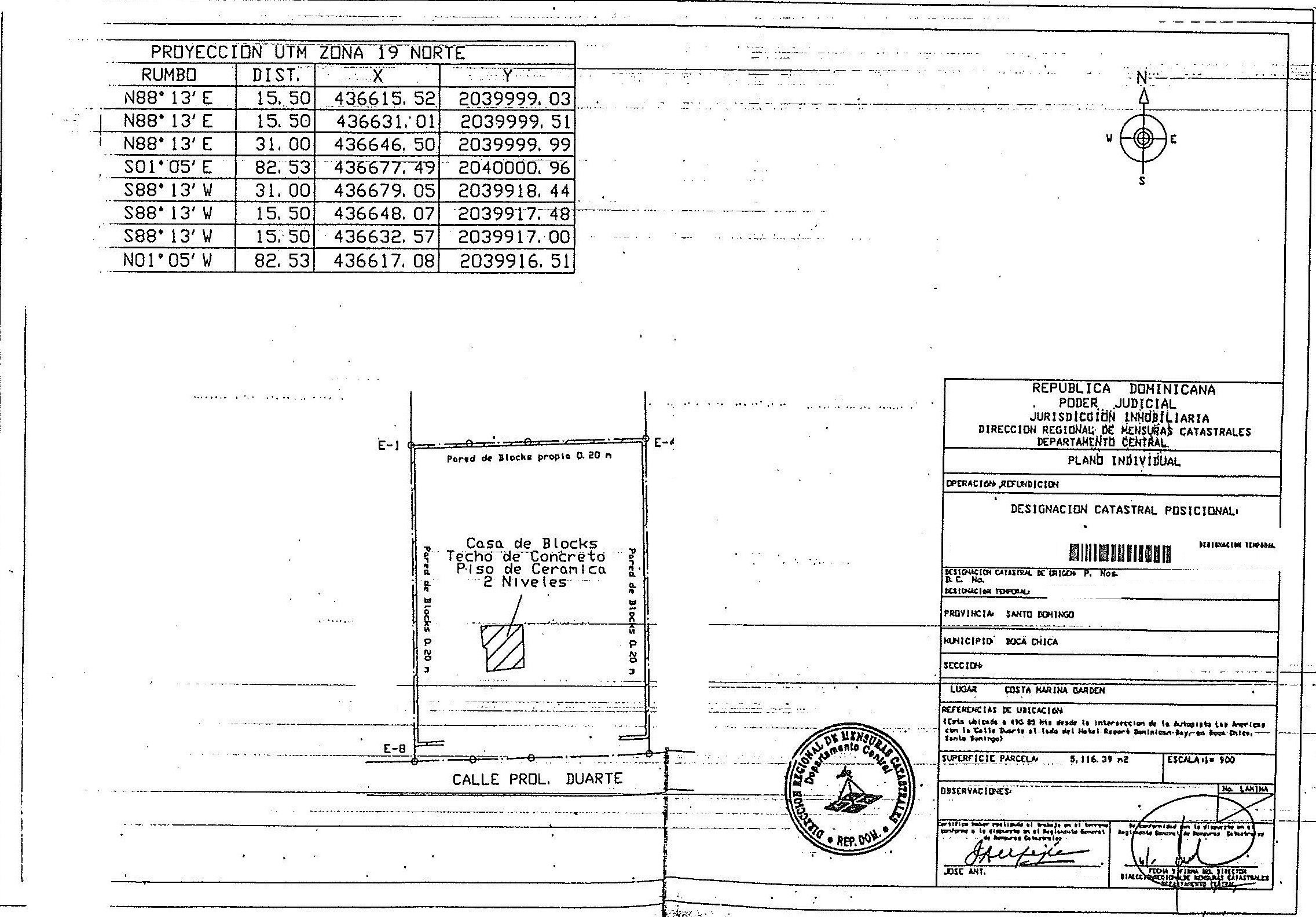 solares y terrenos - Terreno con un area 5,116.39M2, Boca Chica. 9