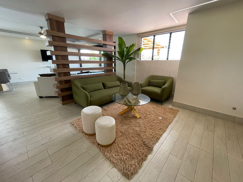 apartamentos - Rento apart estudio amueblado en la rafael vidal próximo a bellon 4