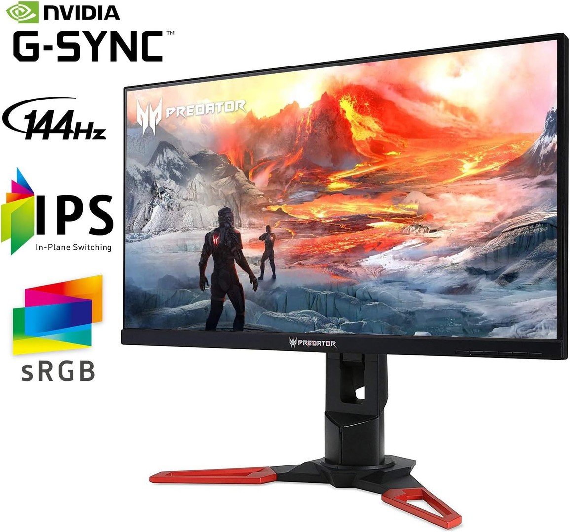 computadoras y laptops - Monitor Acer Predator 27XB1 WQHD 2560x1440 Nvidia G-Sync 144Hz 2