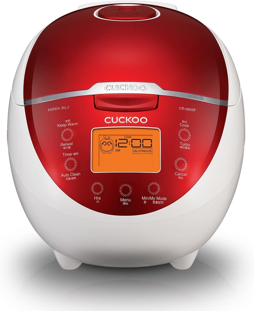 electrodomesticos - Cuckoo CR-0655F - Arrocera eléctrica color roja 1