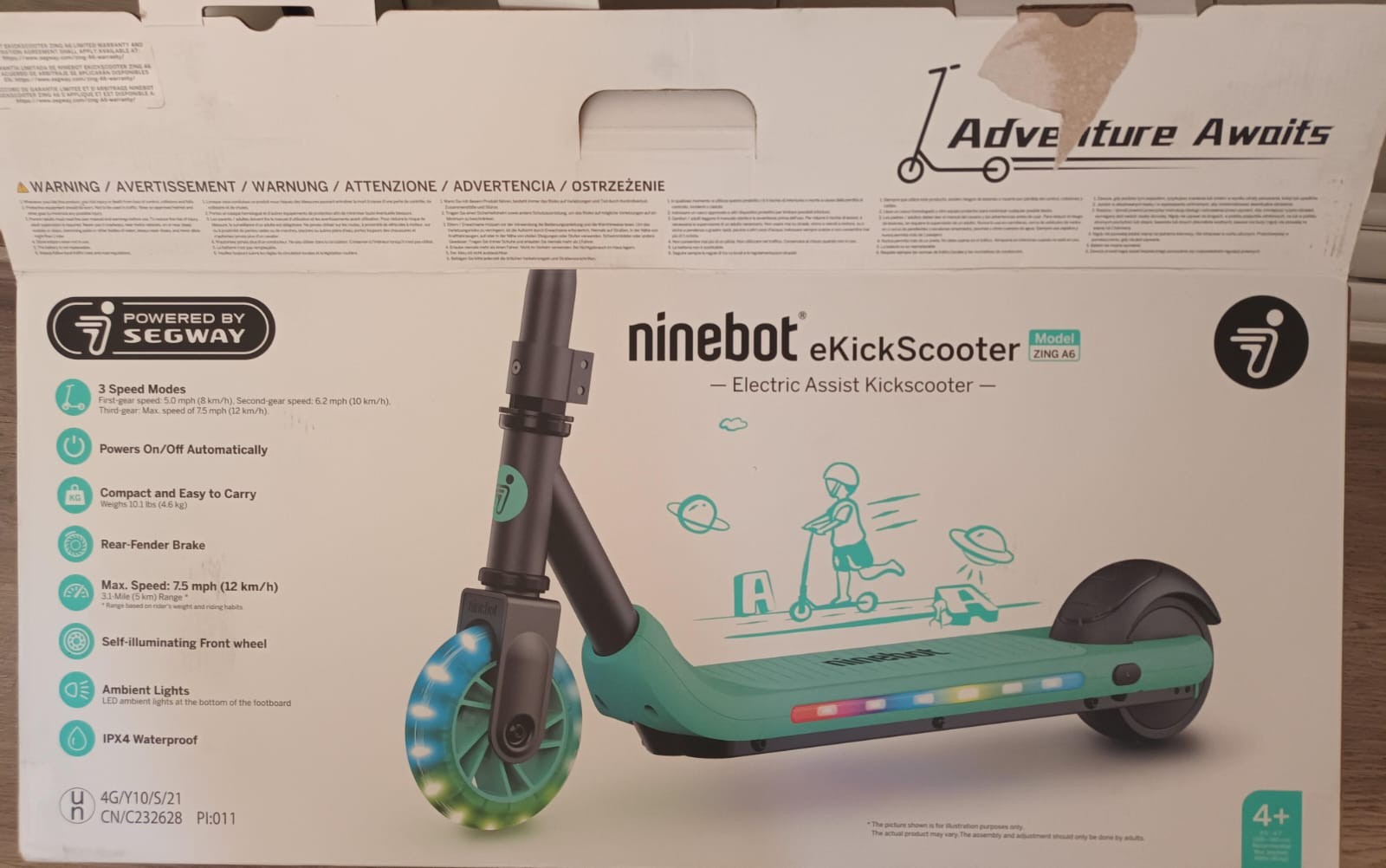 juguetes - PATINETA ELECTRONICA PARA NIÑO - SCOOTER