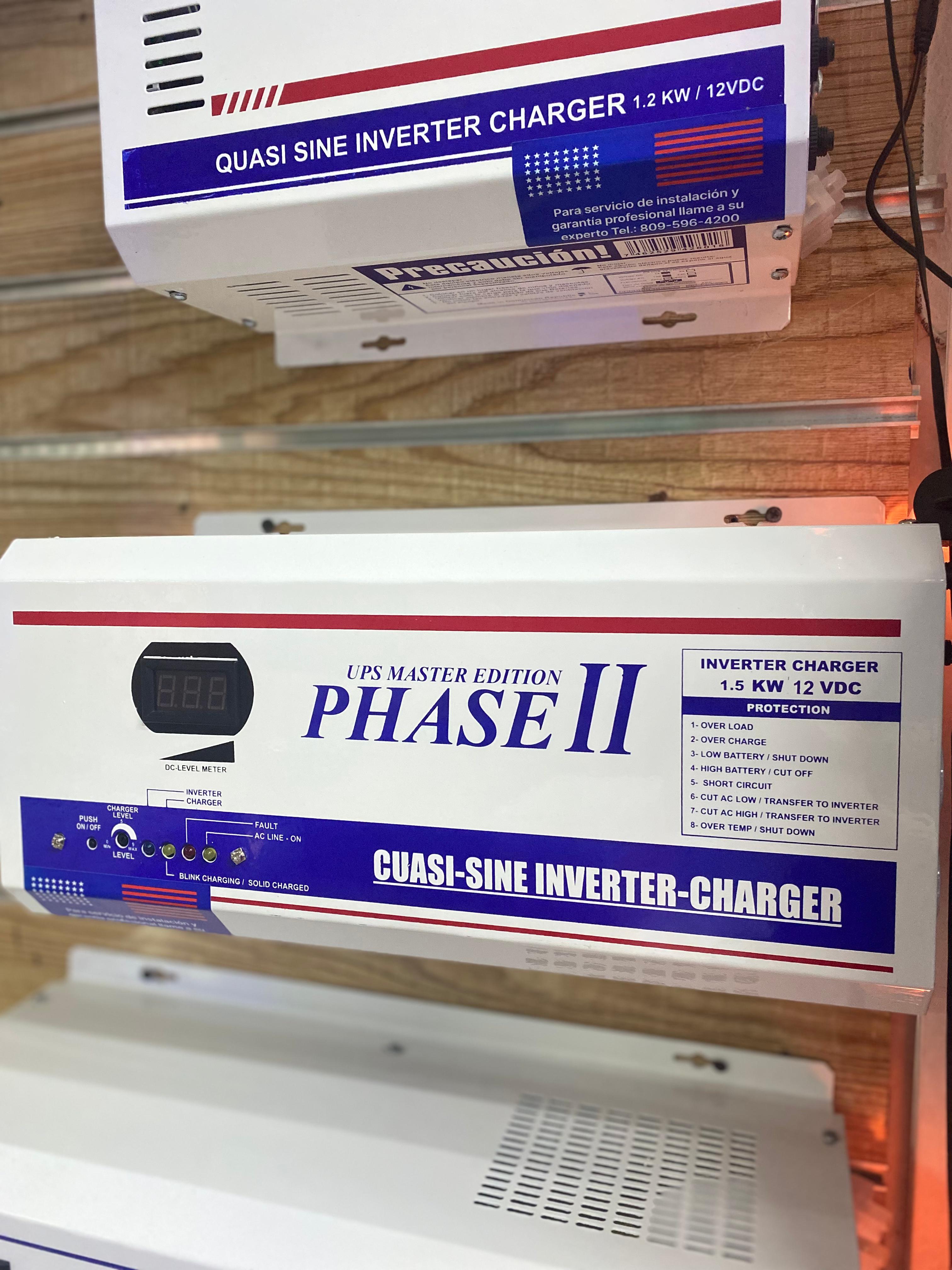 otros electronicos - inversores phase II 1.5 kilos disponible 