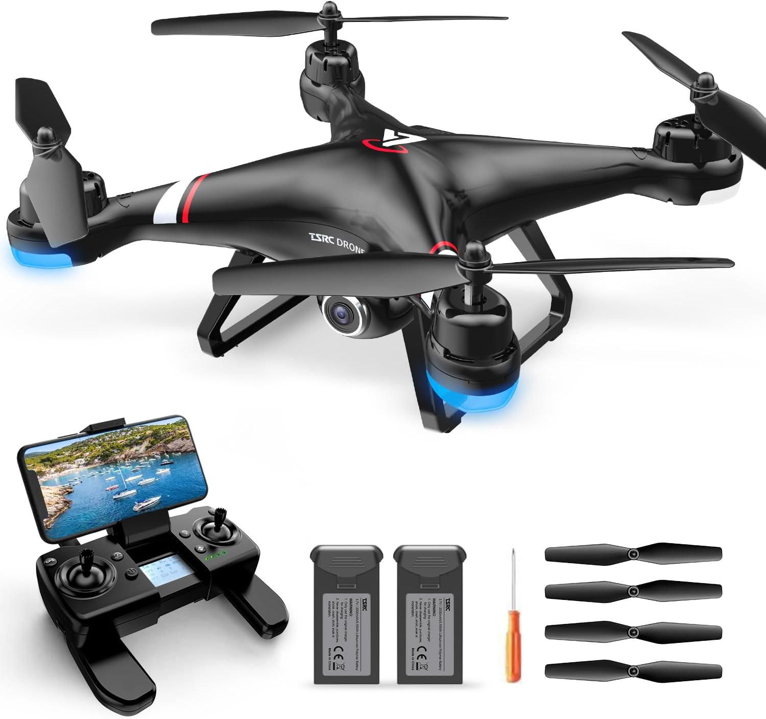 otros electronicos - Drone con cámara HD 1080P para adultos y niños