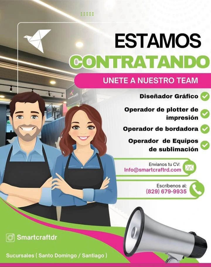 empleos disponibles - Vacantes en Santo Domingo y Santiago