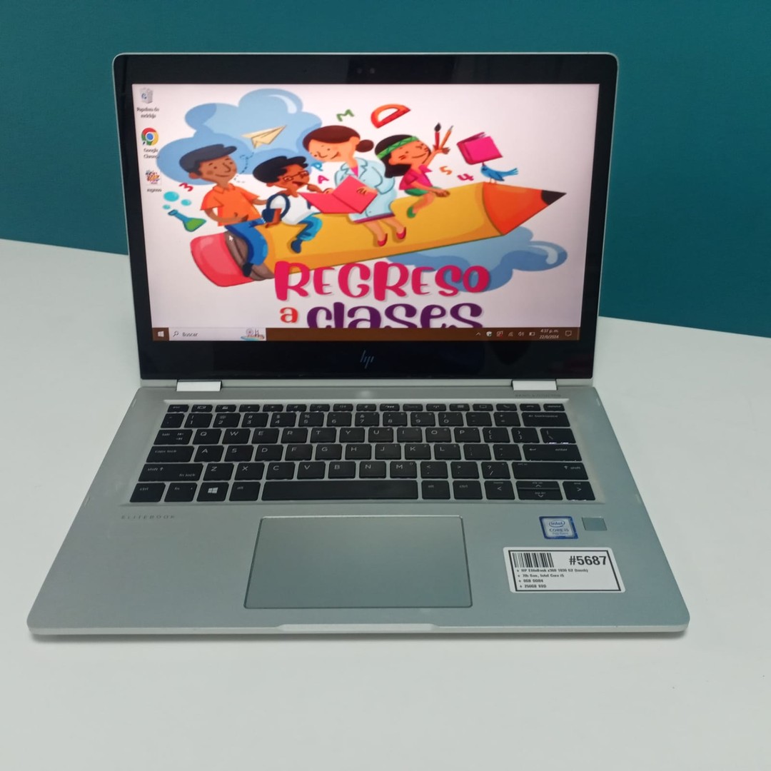 computadoras y laptops -  Laptop, HP EliteBook x360 1030 G2 (touch) / 7th Gen, Intel Core i5 / 8GB DDR4 / 1