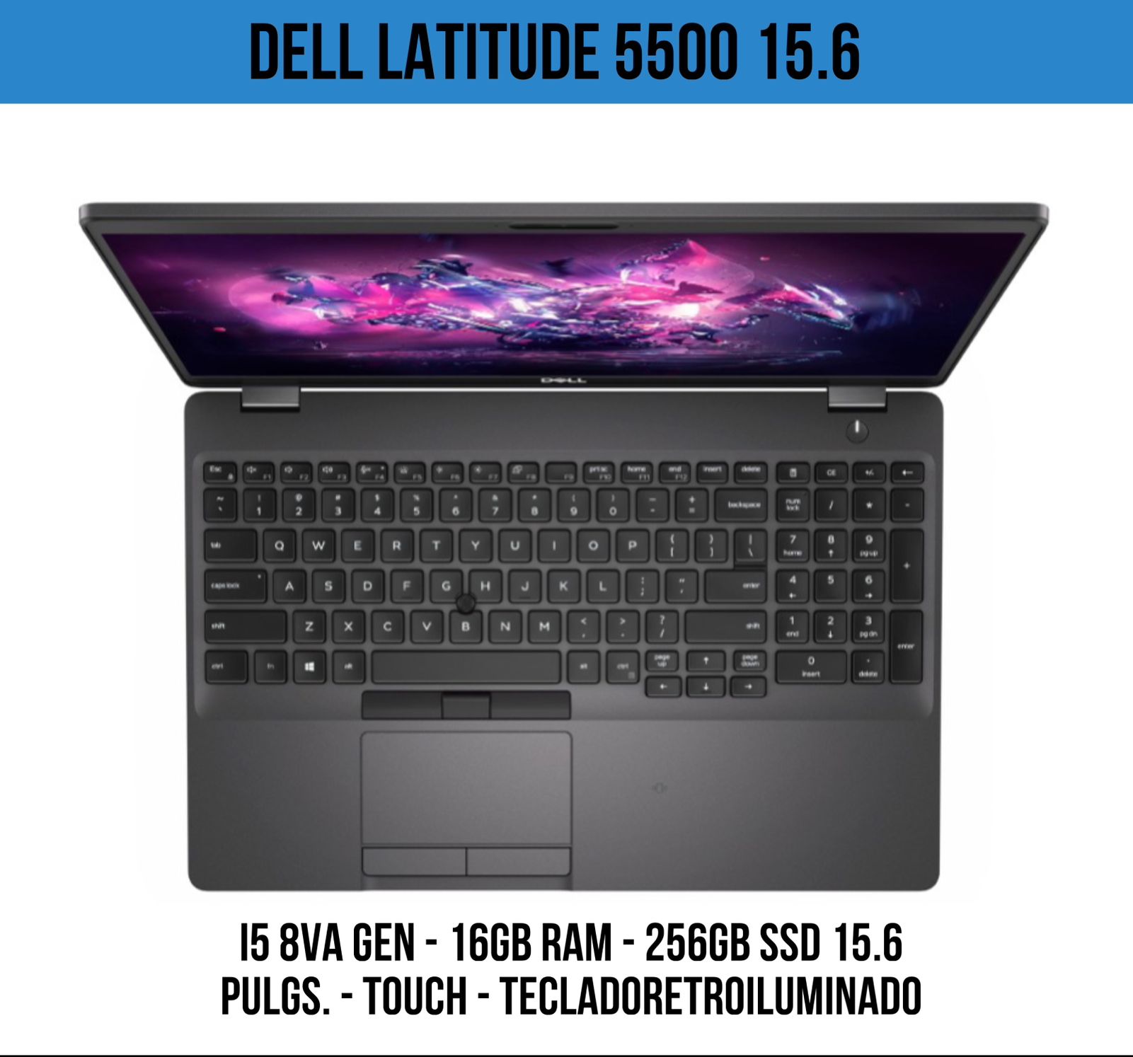 computadoras y laptops - Dell 5500 15.6 TOUCH $24,990