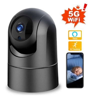 camaras y audio - Cámara de Seguridad Robotica WiFi 4MP Ultra HD Con Giro 360 1