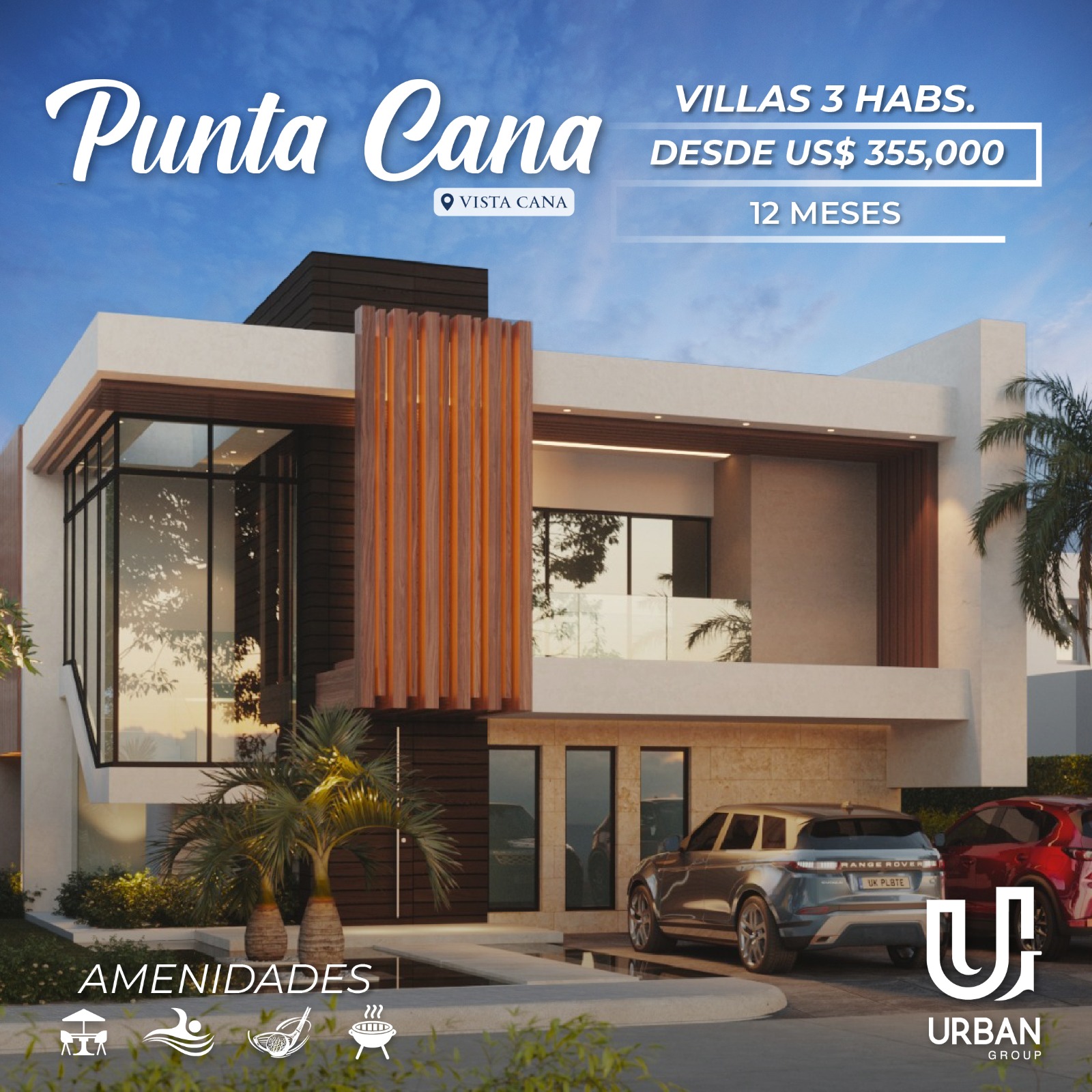 casas vacacionales y villas - Villas en Vistacana Punta Cana