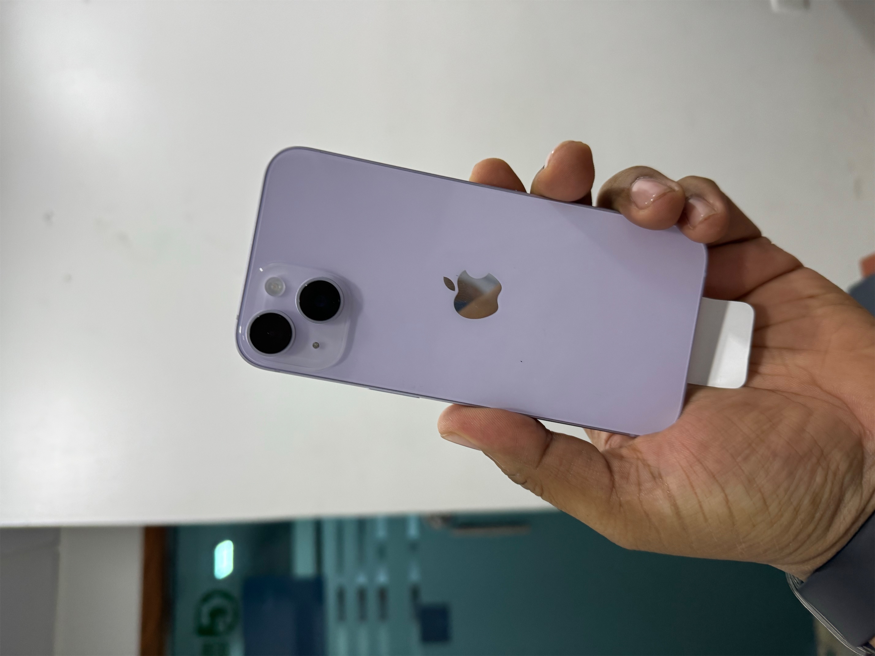 celulares y tabletas - iPhone 14 128 morado 10/10 batería en 100 porciento 