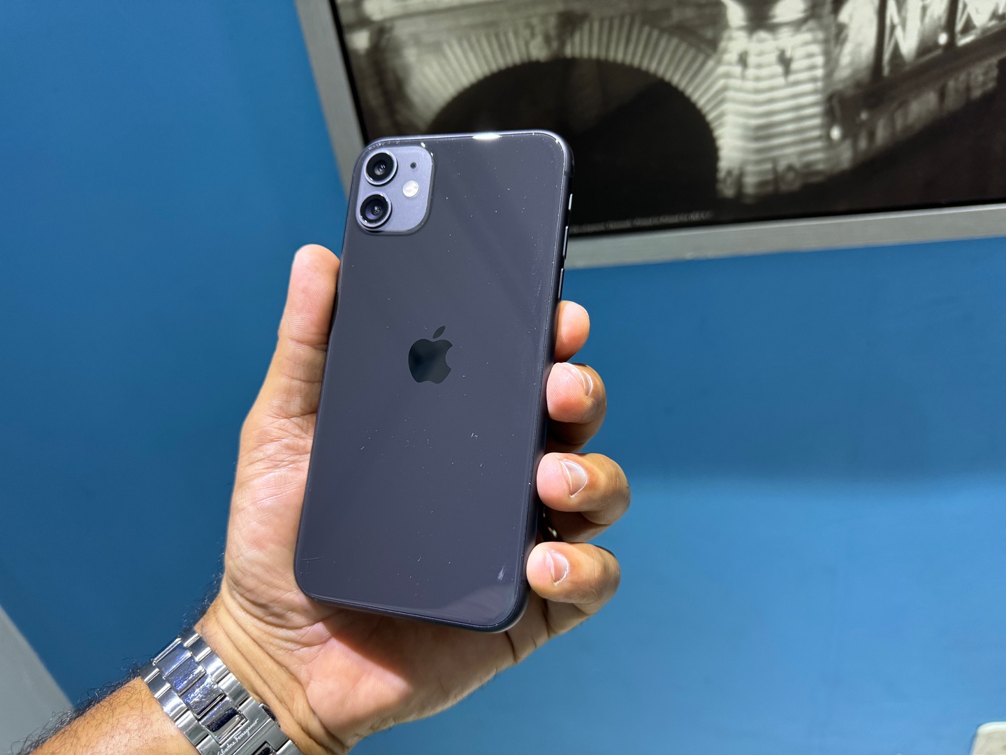 celulares y tabletas - iPhone 11 Regular 256GB Negro Como Nuevo, Desbloqueado, RD$ 18,500 NEG