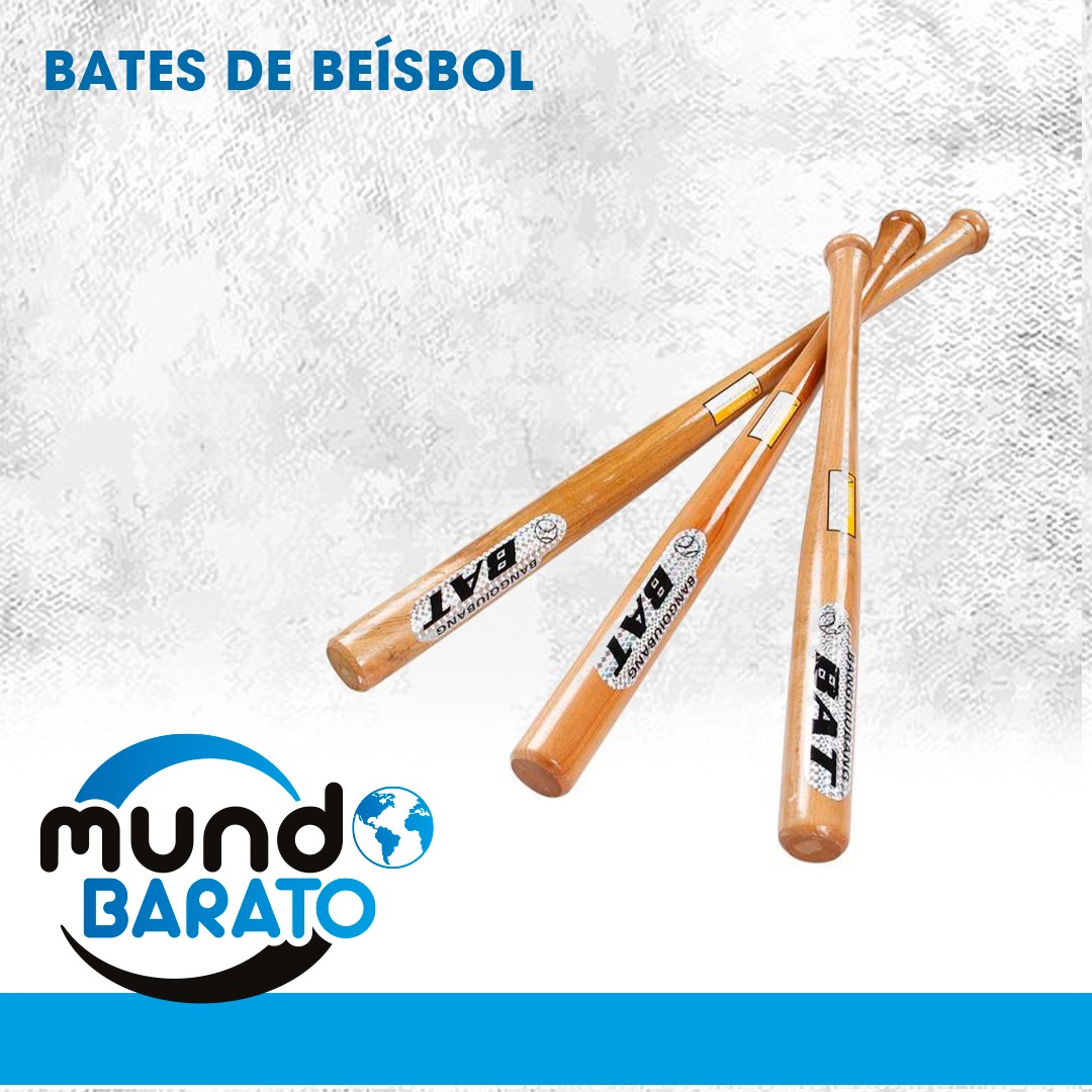 deportes - BATE DE BEISBOL MADERA PARA NIÑOS BASEBALL SAIBA SPORT BAT