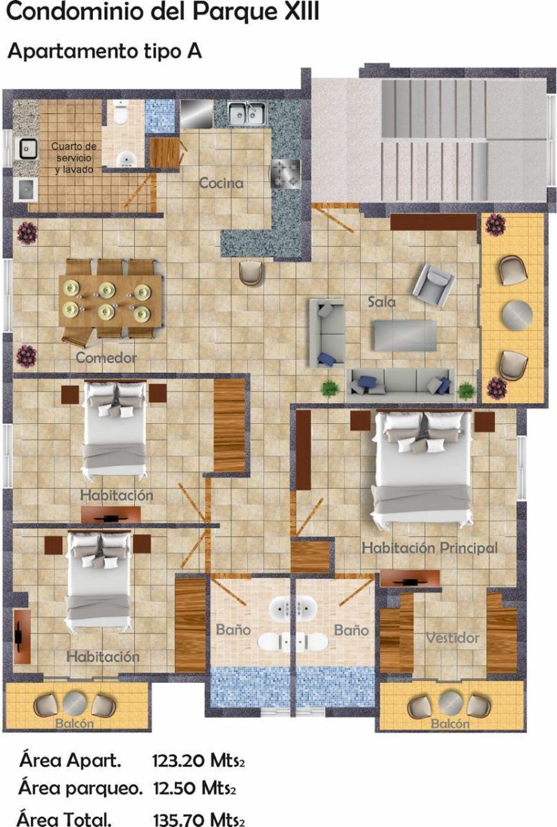 apartamentos - 4to nivel condominio del parque XIII, ozama 2