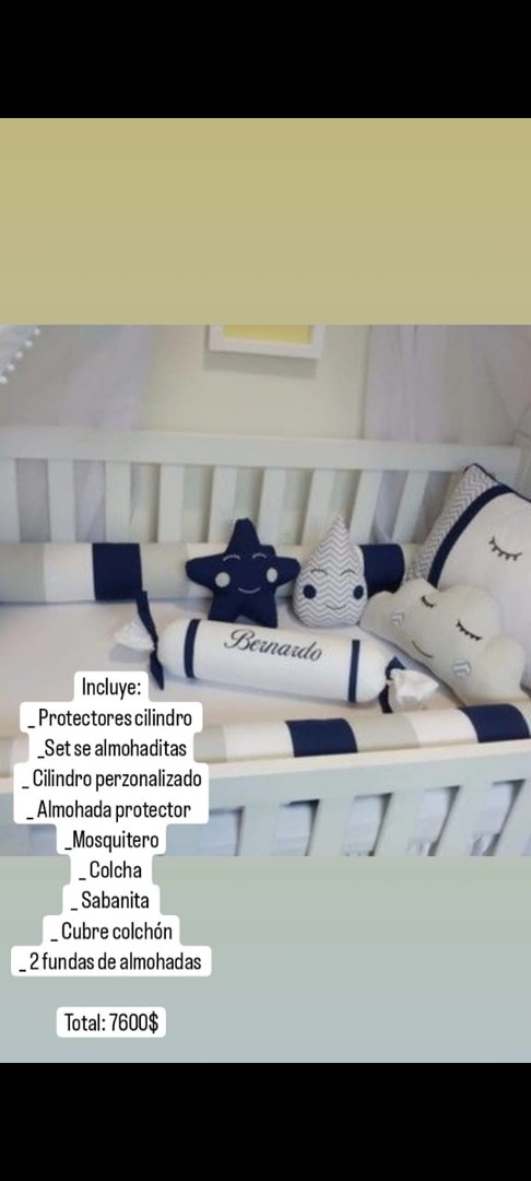 accesorios - Set de cuna personalizado para bebe  5