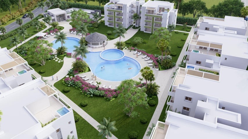 apartamentos - Proyecto en venta La Romana #23-228 un dormitorio, balcón, muelle propio, piscin 1