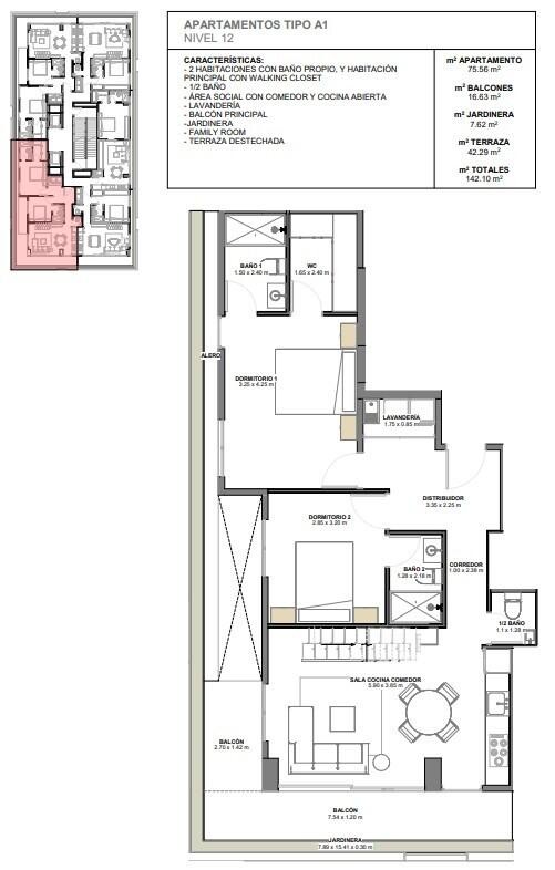 apartamentos - Nuevo Proyecto Naco apartamentos de una y dos Habitaciones con linea blanca 9
