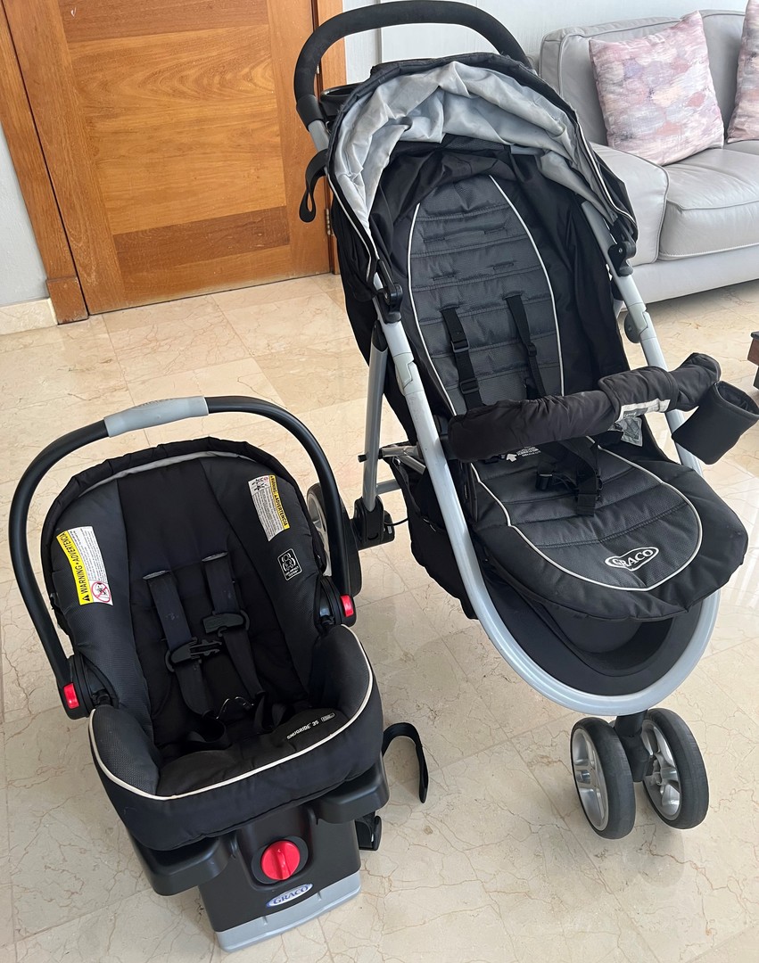 coches y sillas - Coche y Cargador de Bebé GRACO (con base estabilizadora para vehículo) 3