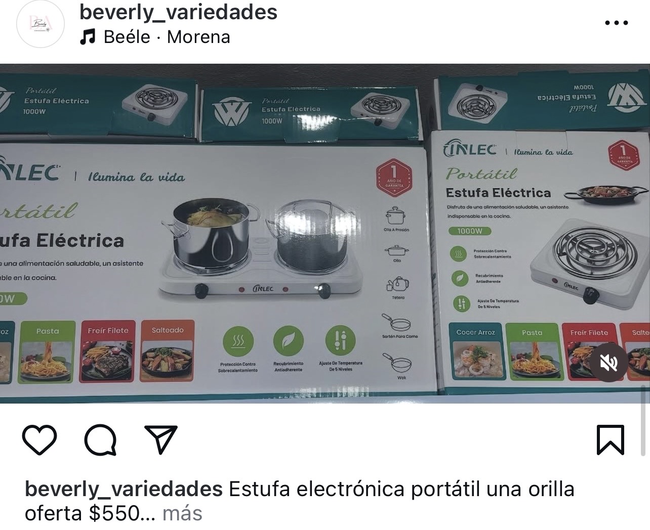 electrodomesticos - Estufa eléctrica 