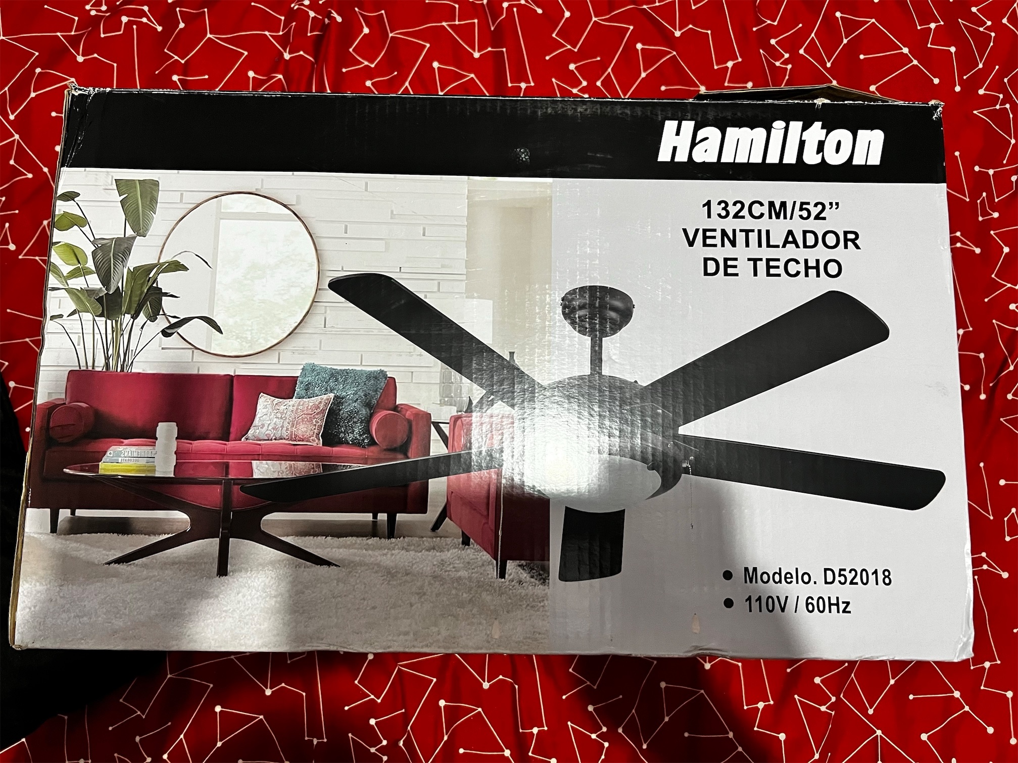 aires acondicionados y abanicos - Ventilador de techo HAMILTON