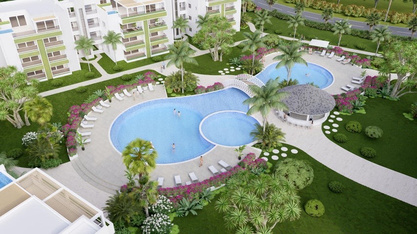 apartamentos - Proyecto en venta La Romana #23-228 un dormitorio, balcón, muelle propio, piscin 2