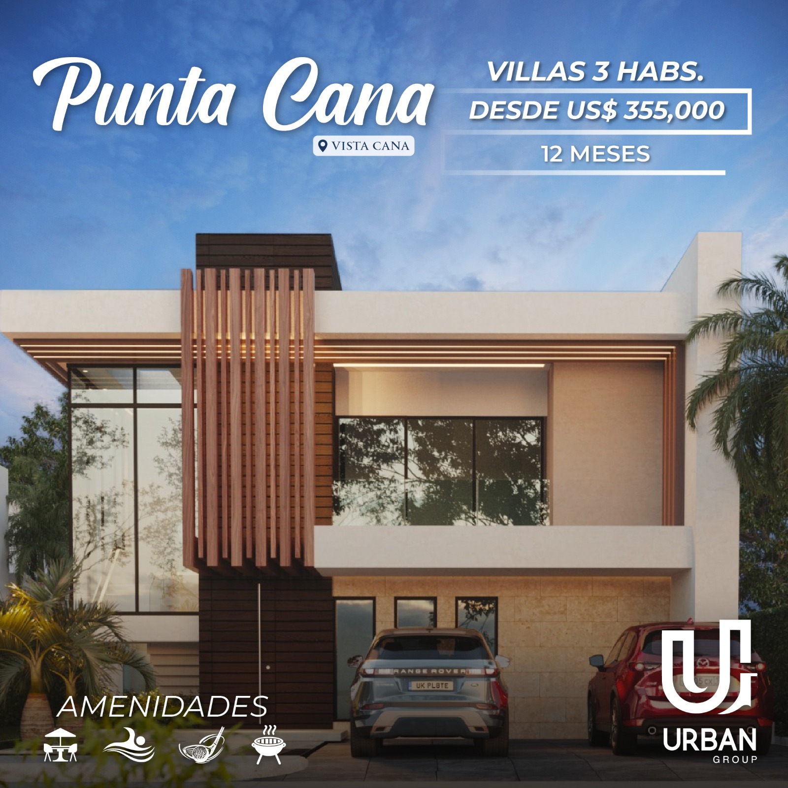 casas vacacionales y villas - Villas en Vistacana Punta Cana 2