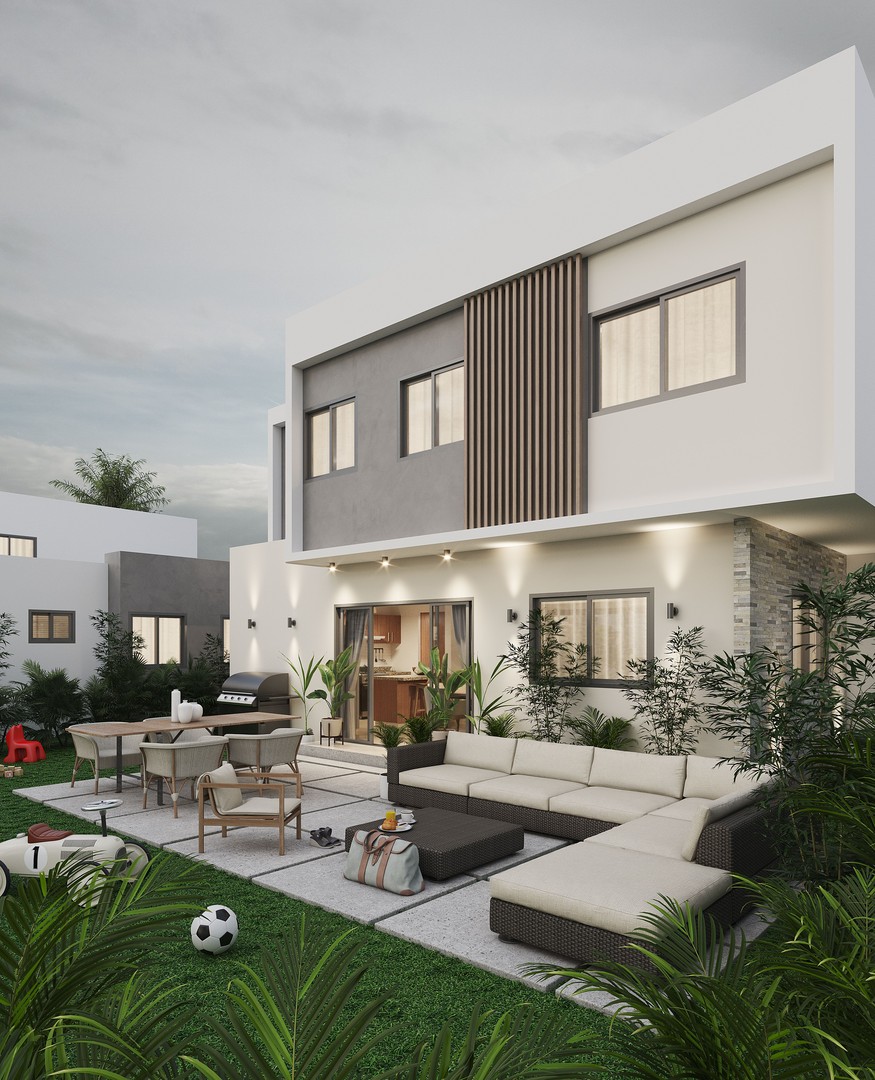 casas - Villas lista para mudarse en bavaro, 3 habitaciones 2.5 baños  1