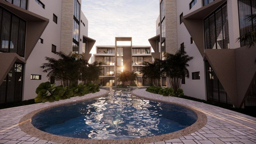 apartamentos - Proyecto en venta Punta Cana #23-985 un dormitorio, balcón, ascensor, BBQ.

 6