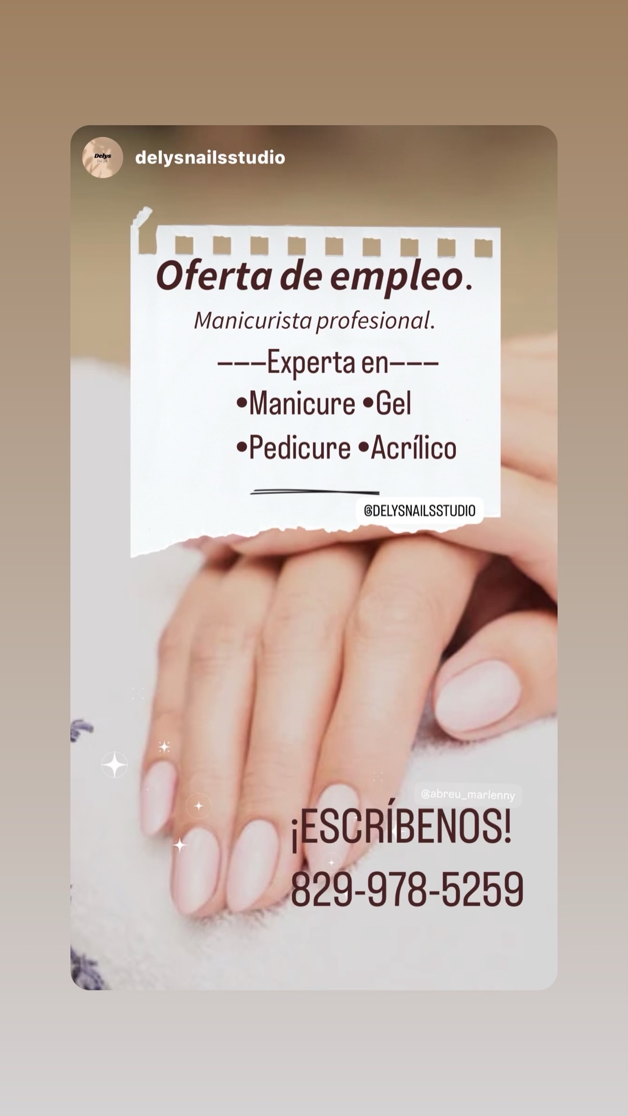 empleos disponibles - Manicurista completa, con dominio de técnicas. 