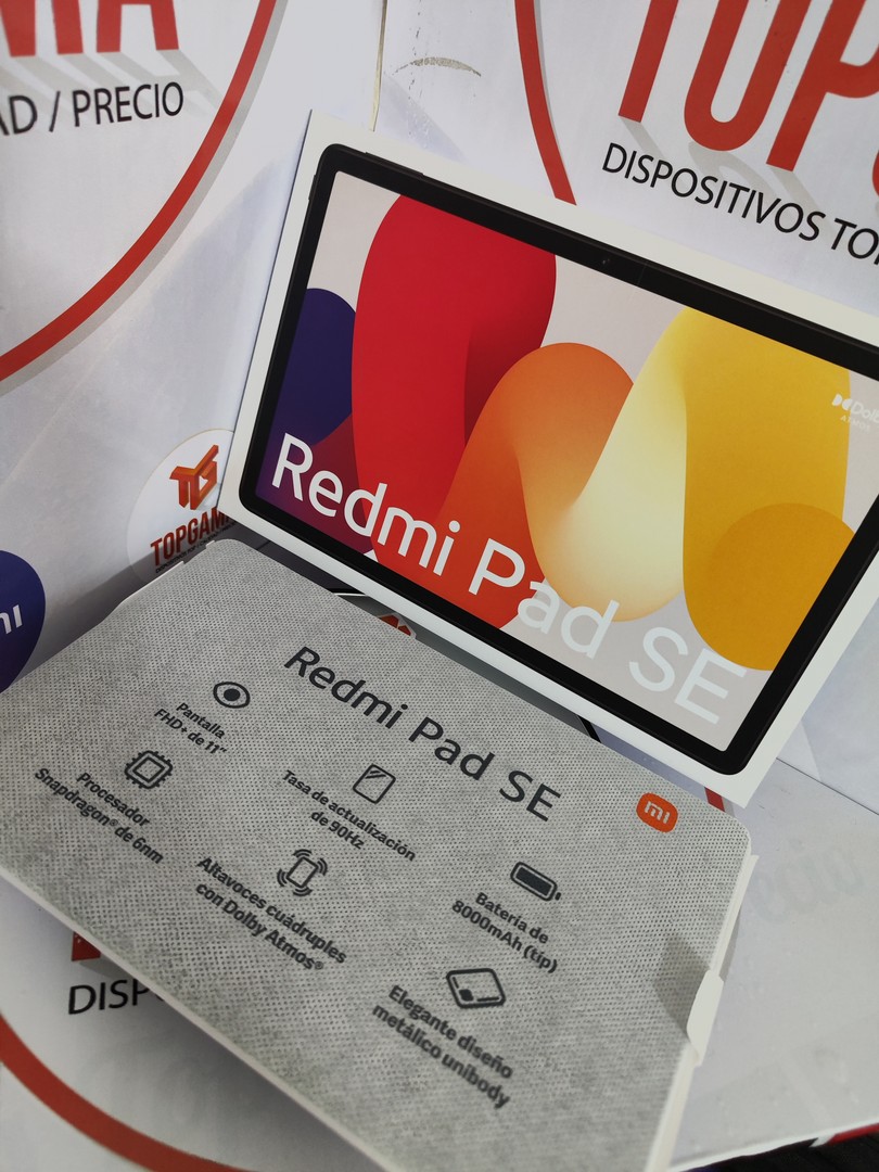 celulares y tabletas - Redmi Pad SE, 4 GB RAM + 128 GB ROM 8