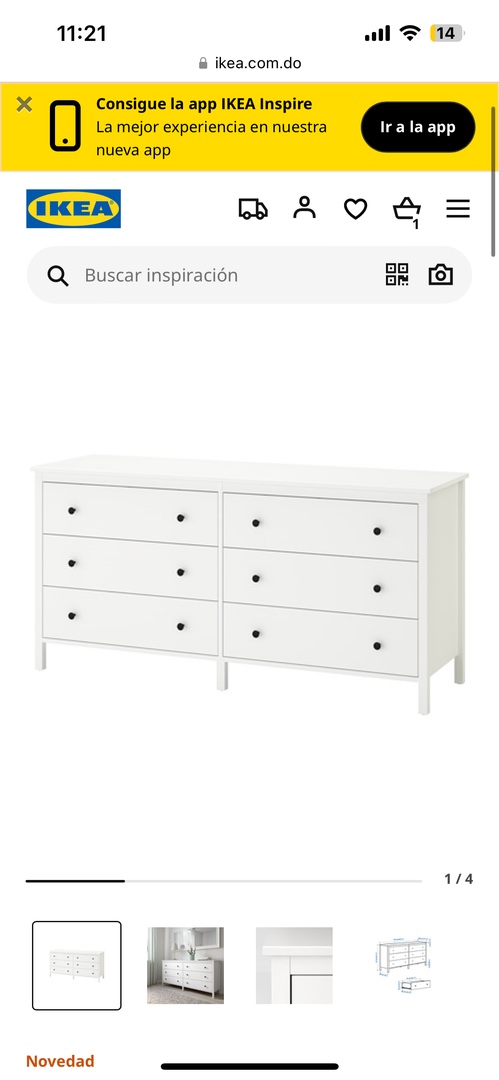 muebles y colchones - Gavetero de IKEA