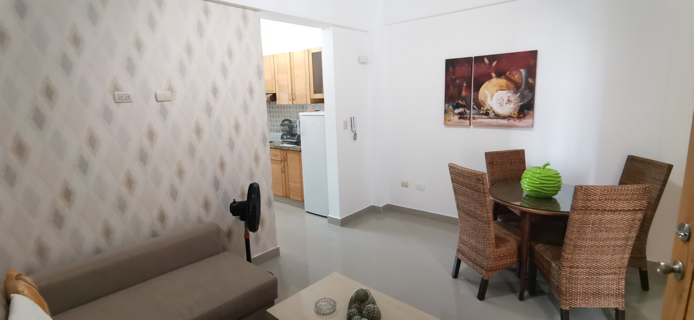 apartamentos - Rento apart estudio amueblado atrás de la unión médica de santiago 5