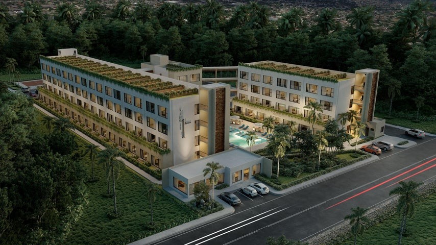 apartamentos - Proyecto en venta Punta Cana  #21-2651 un dormitorio, piscina, ascensor, Gym.
 2