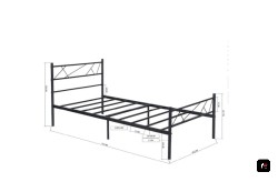 muebles y colchones - Base de cama de Metal