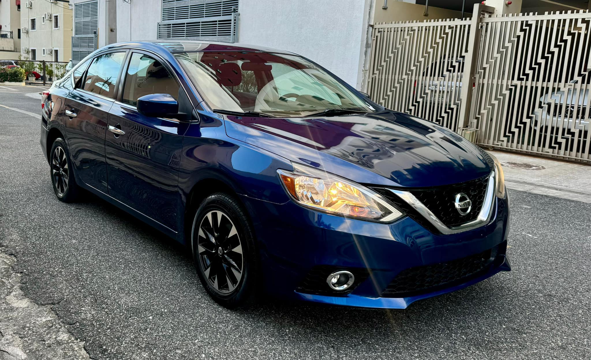 carros - Nissan Sentra SV 2019 Azul 1