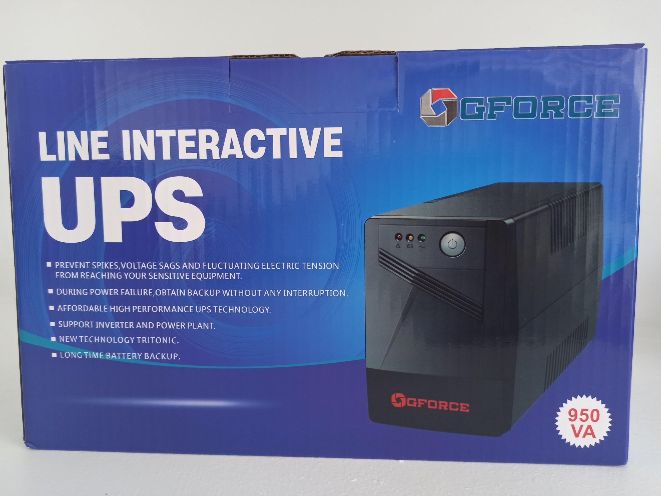 computadoras y laptops - UPS GFORCE de 950VA/750W