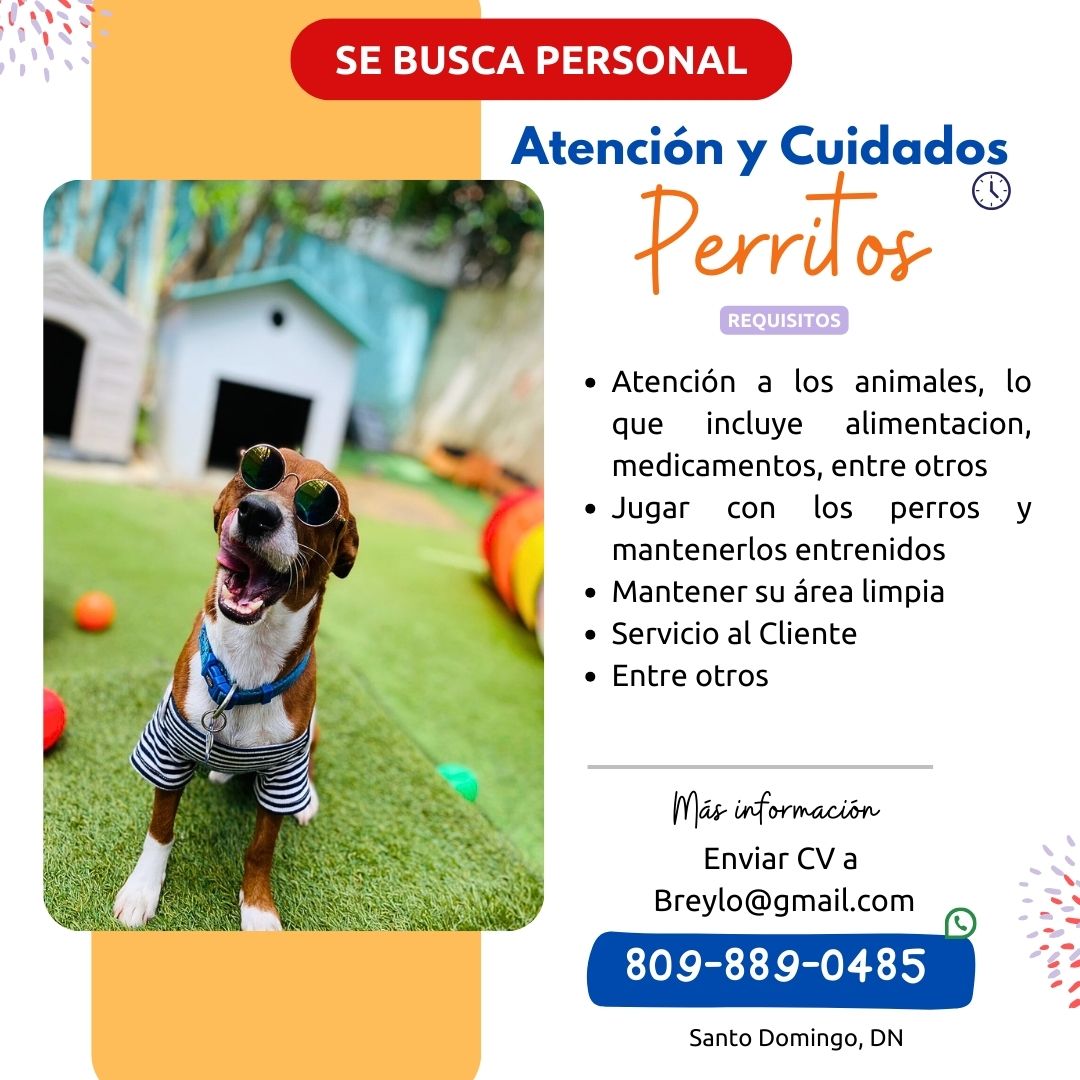 empleos disponibles - Atencion y Cuidados de Perritos