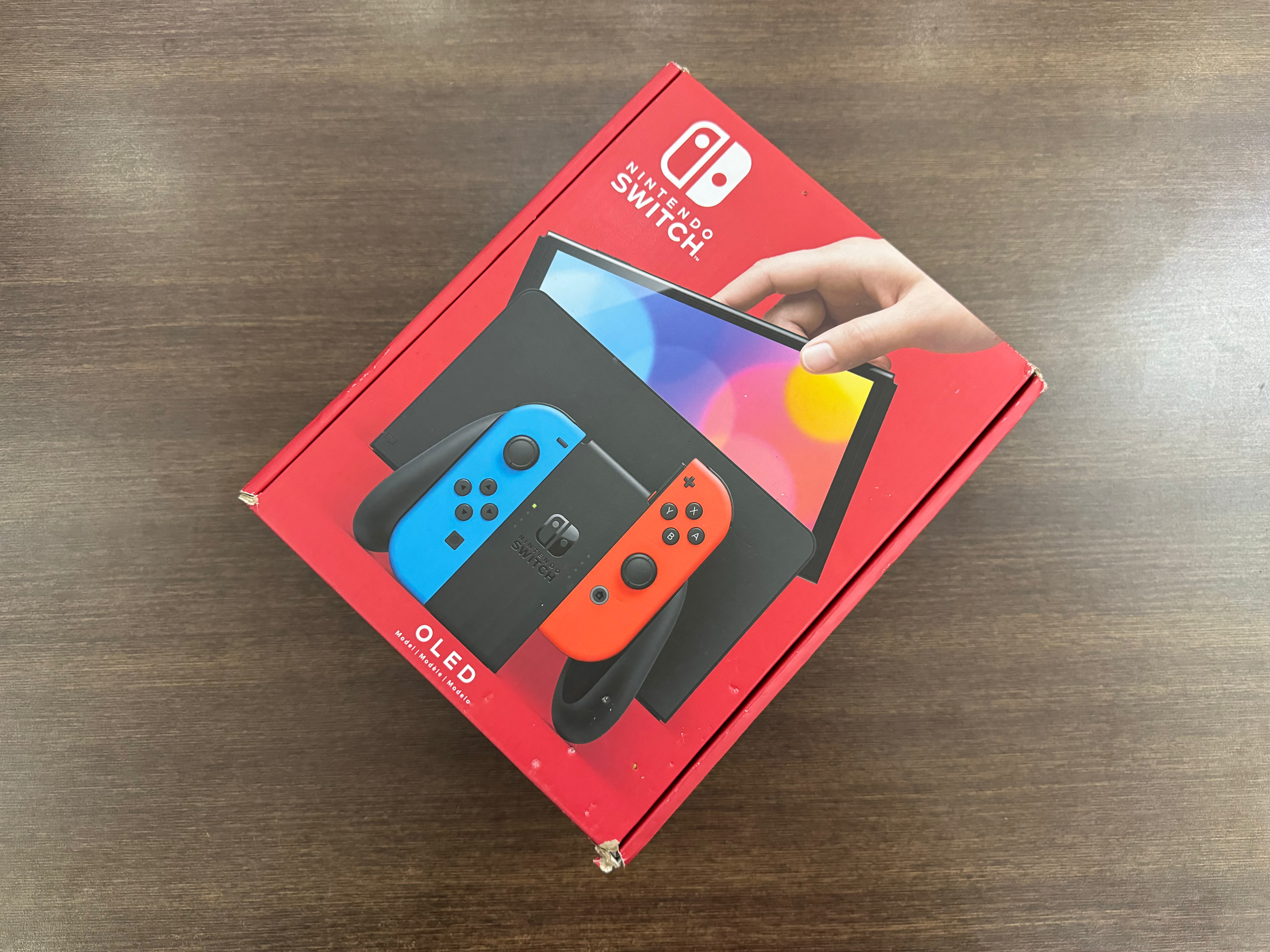 consolas y videojuegos - Nintendo Switch OLED Rojo Nuevo Garantía $ 18,500 0