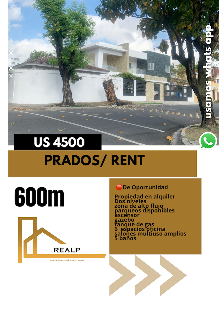 oficinas y locales comerciales - Propiedad en alquiler Prados 